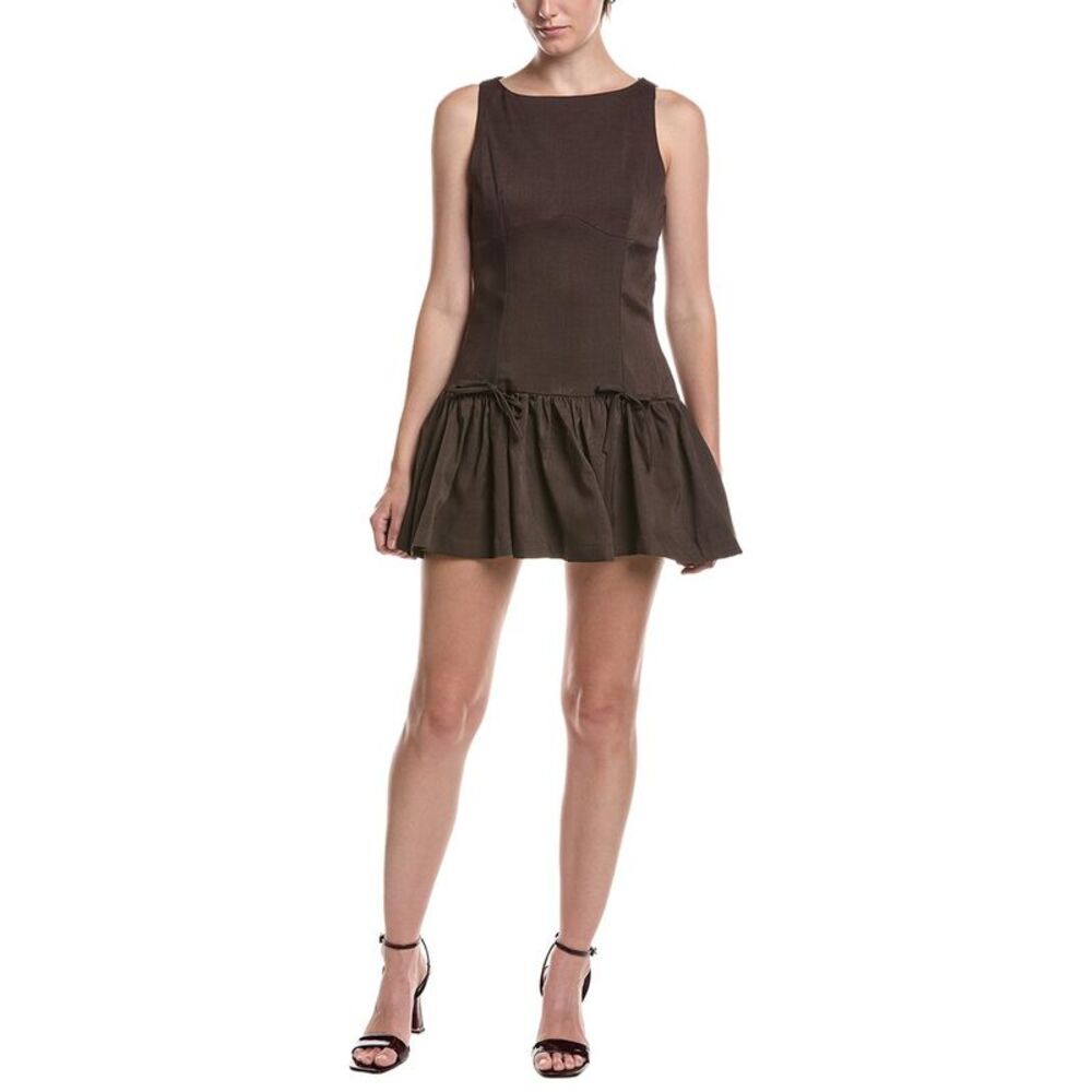 Moonsea Womens  Mini Dress, Brown